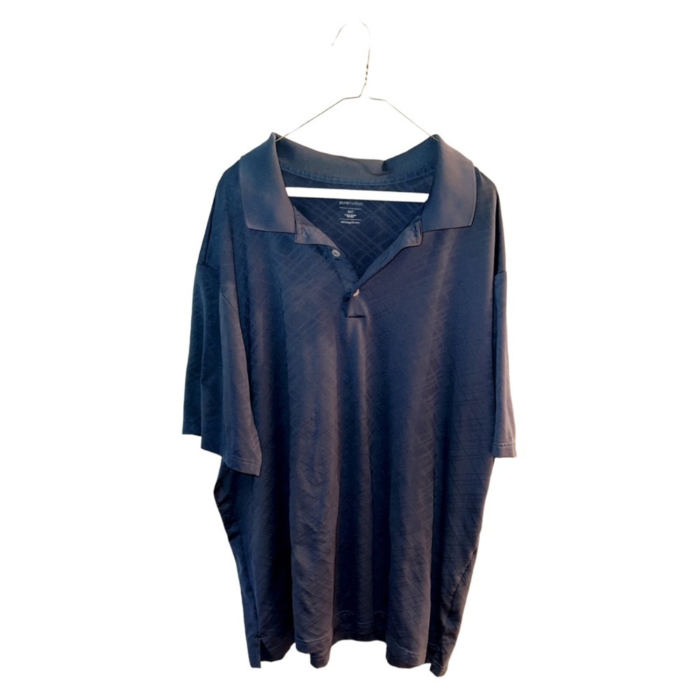 Blue Adidas polo shirt